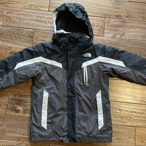 Boys North Face 3 in 1 winter coat